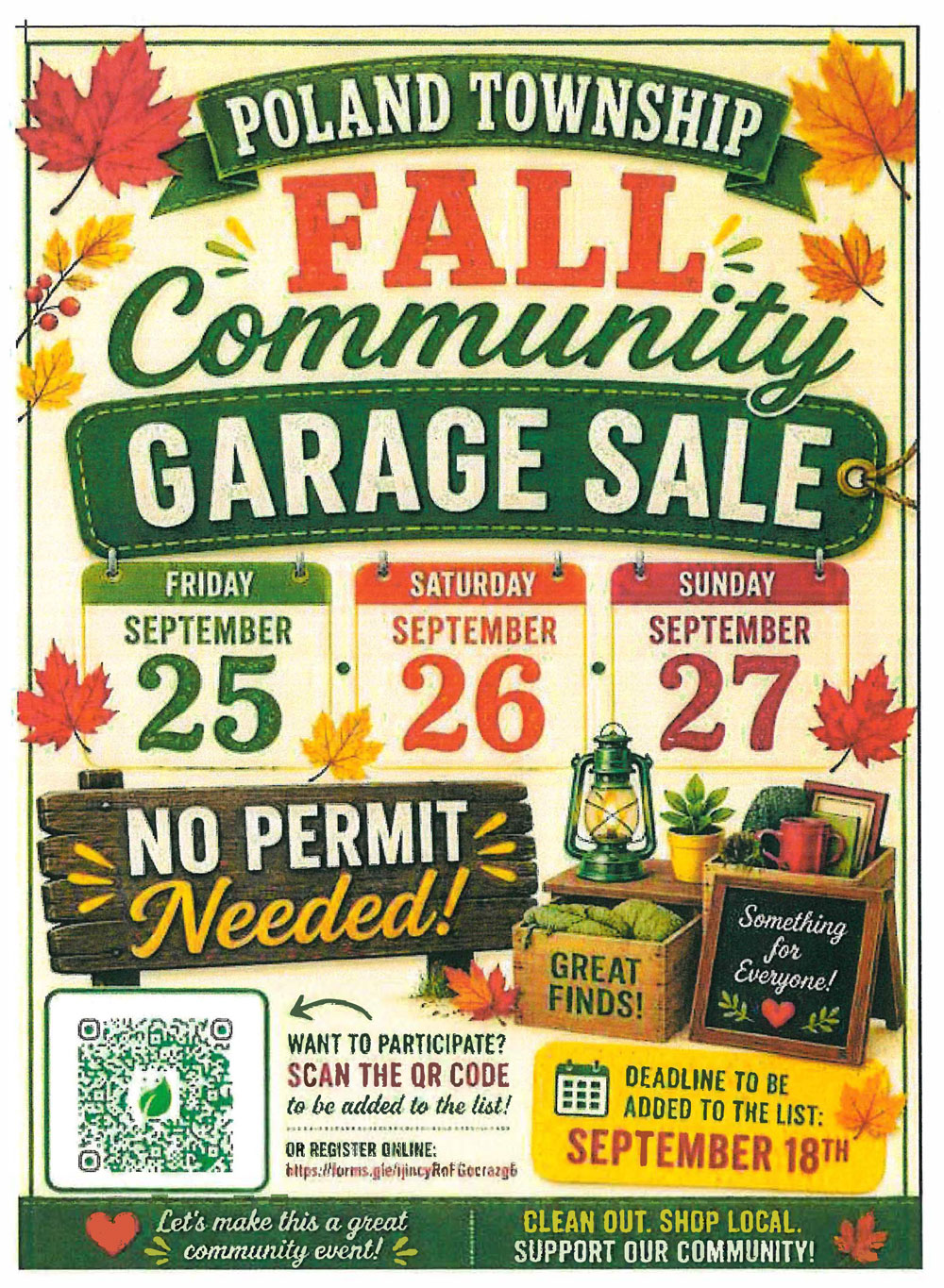 garage sale